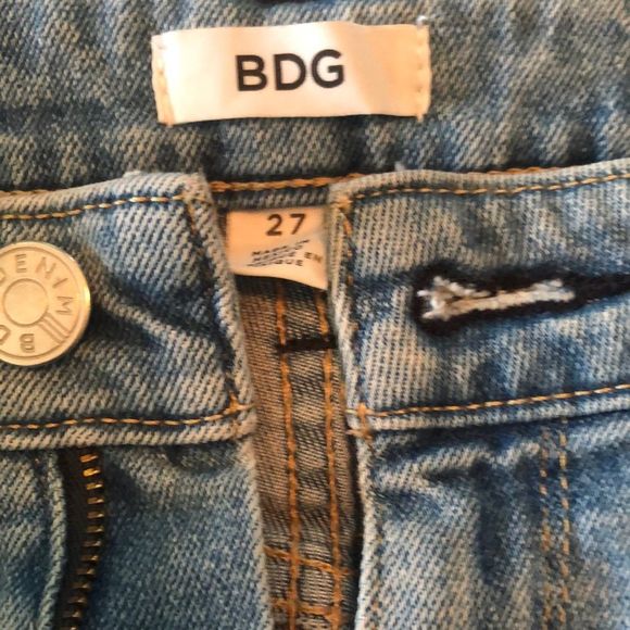 URBAN OUTFITTERS BDG Denim Size 27 Waist 96% cotton - Picture 1 of 15